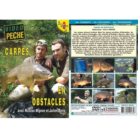 Dvd Karpfenangeln An Hindernissen Mit Nicolas Migeon Und Julien Borie