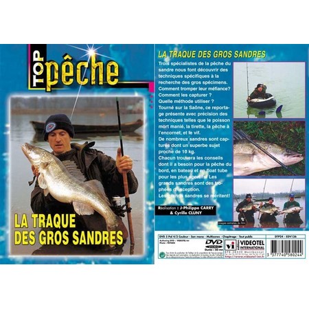Dvd - La Traque Des Gros Sandres  - Pêche Des Carnassiers - Top Pêche