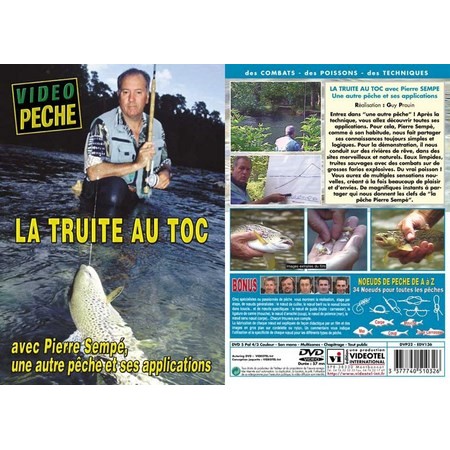 Dvd - La Truite Au Toc Avec Pierre Sempé - Pêche De La Truite - Vidéo Pêche