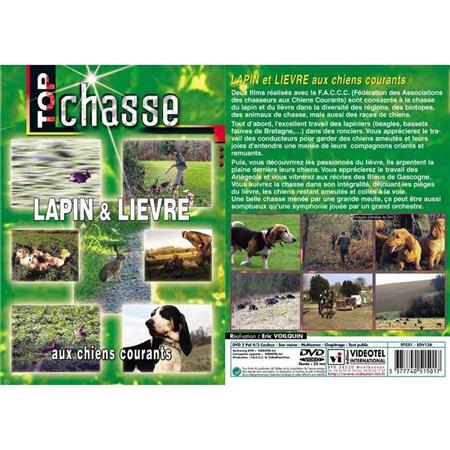 Dvd - Lapin Et Lièvre Aux Chiens Courants  - Chasse Du Petit Gibier - Top Chasse