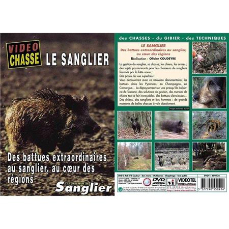 Dvd - Le Sanglier : Des Battues Extraordinaires Au Sanglier  - Chasse Du Grand Gibier - Vidéo Chasse