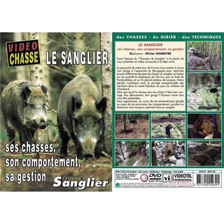 Dvd - Le Sanglier : Des Chasses, Son Comportement, Sa Gestion  - Chasse Du Grand Gibier - Vidéo Chasse