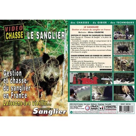 Dvd - Le Sanglier : Gestion Et Chasse Du Sanglier En France  - Chasse Du Grand Gibier - Vidéo Chasse