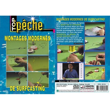 Dvd - Montages Modernes De Surfcasting  - Pêche En Mer - Top Pêche