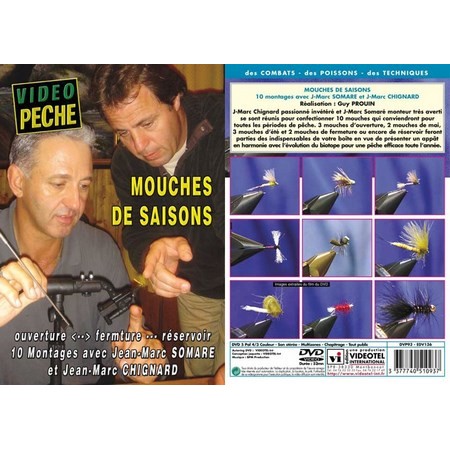 Dvd Muchy Sezonowe Z Jean-Marc Chignard I Jean-Marc Somare - Wedkarstwo Muchowe - Wideo Wedkarskie