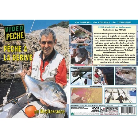 Dvd - Pêche À La Dérive En Méditerranée - Pêche En Mer - Vidéo Pêche