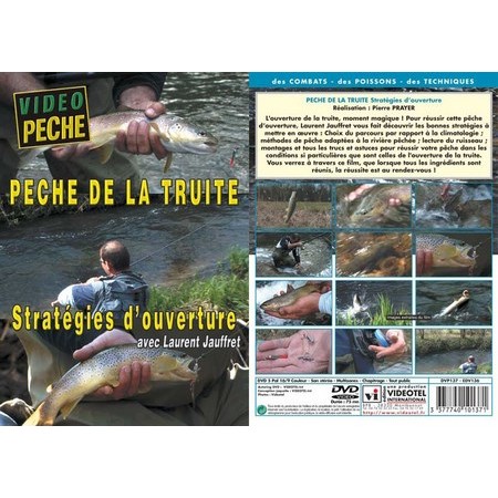 Dvd - Peche De La Truite : Strategies D’Ouverture Avec Laurent Jauffret