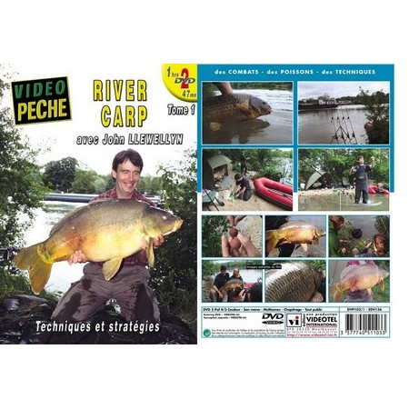 Dvd - River Carp : Techniques Et Stratégies (2 Dvd) Avec John Llewellyn - Pêche De La Carpe - Vidéo Pêche