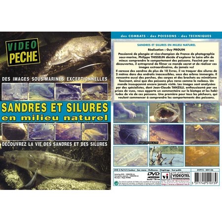 Dvd - Sandres Et Silures En Milieu Naturel Découvrez La Vie Des Sandres Et Des Silures - Pêche Des Carnassiers - Vidéo Pêche