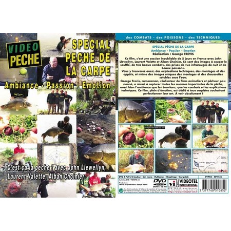 Dvd - Spécial Pêche De La Carpe C'est Ça La Pêche Avec John Llewellyn - Pêche De La Carpe - Vidéo Pêche