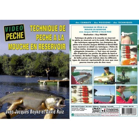 Dvd - Technique De Pêche À La Mouche En Réservoir Avec Jacques Boyko - Pêche A La Mouche - Vidéo Pêche