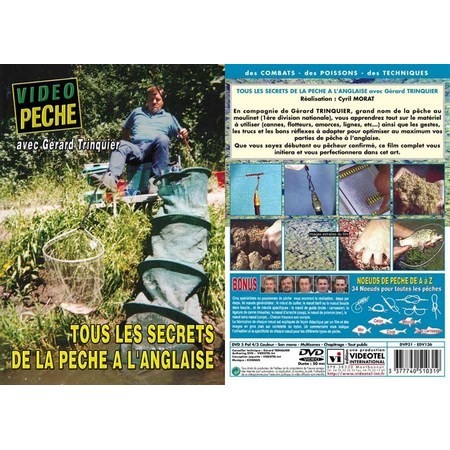 Dvd Toate Secretele Pescuitului La Anglaiza Cu Gerard Trinquier - Pescuit La Pluta - Video Pescuit
