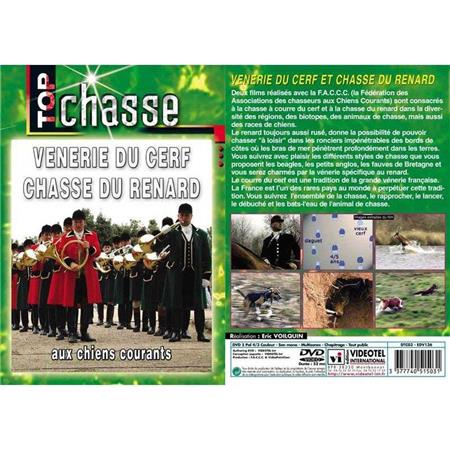 Dvd - Vénerie Du Cerf Et Chasse Du Renard  - Chasse Du Grand Gibier - Top Chasse