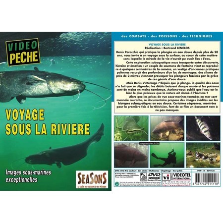 Dvd - Voyage Sous La Rivière Images Sous-Marine Exceptionelles - Peche Des Carnassiers - Video Peche