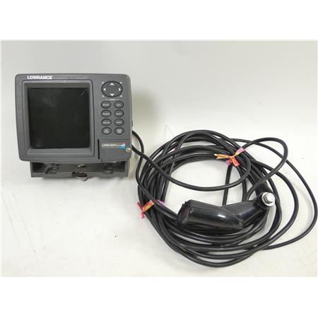 ECHOSONDEUR / GPS TRACEUR COULEUR LOWRANCE LMS-527C DF IGPS - AVEC SONDE TABLEAU ARRIÈRE OCCASION