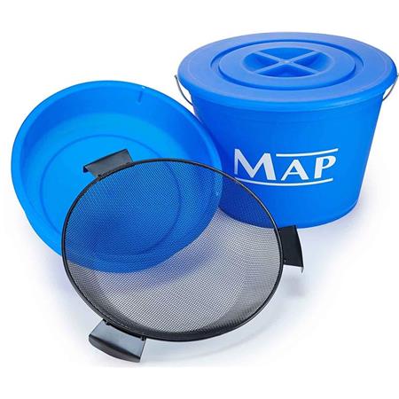 EIMER MAP BUCKET BOWL AND RIDDLE SET