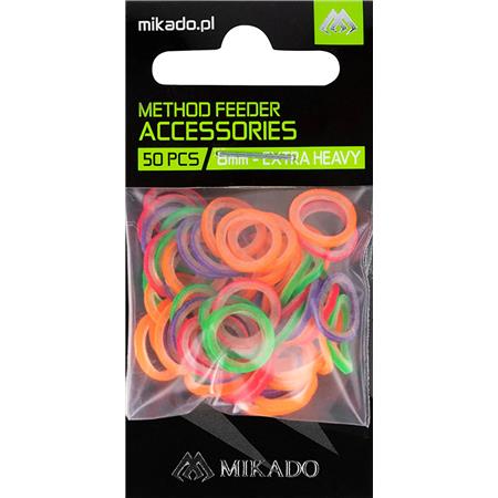 ÉLASTIQUE À PELLETS MIKADO METHOD FEEDER BAIT BANDS - MIX