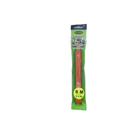 Elastiques Pleins Fun Fishing - Orange - 2.6Mm