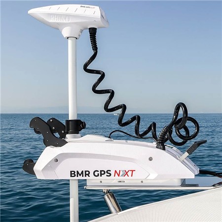 ELECTRIC MOTOR RHINO BMR GPS NXT 65LONGSHAFT 12V ELECTRIC
OUTBOARD MOTOR WHITE