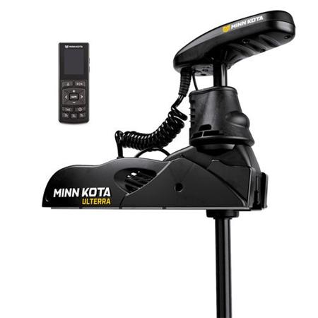 ELEKTRISCHE MOTOR MINN KOTA ULTERRA 112LBS GPS MET DRAADLOZE AFSTANDSBEDIENING, PEDAAL EN INGEBOUWDE SONDE DSC
