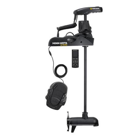 ELEKTRISCHE MOTOR MINN KOTA ULTERRA 80LBS GPS MET DRAADLOZE AFSTANDSBEDIENING, PEDAAL EN GEÏNTEGREERDE DSC-SONDE