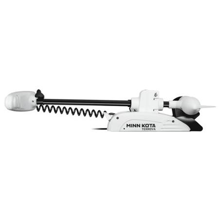 ELEKTRISK MOTOR MINN KOTA RIPTIDE TERROVA 55GPS 12V TIL SALTVAND, SPECIELT TIL KAJAKKER, SPOT-LOCK, SKAFT 91 CM