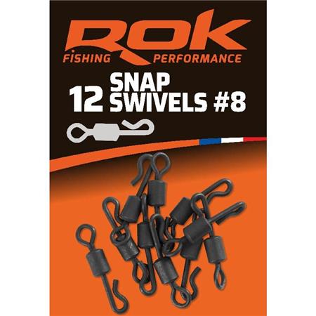 Emarillon Rok Fishing Snap Swivels