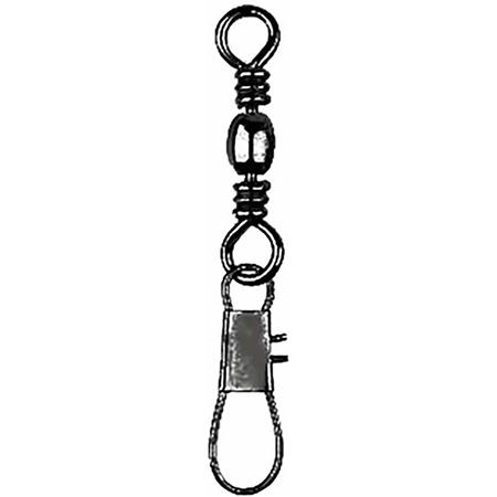 Émérillon Agrafe Mustad Interlock Black Nickel