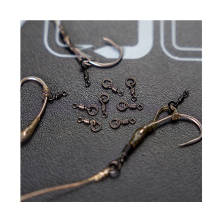ÉMÉRILLON AVID CARP OUTLINE MIRCO RINGED HOOKBAIT SWIVEL