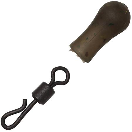 Emerillón Dam Detek Quick Change Swivel Bead - Paquete De 5