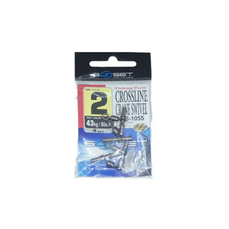 Emerillon Rotatif Mer Sunset Crossline Crane Swivel St-S-1055 - Pack -  N°2