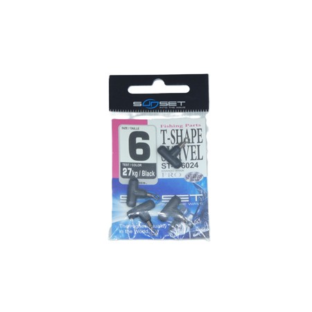 Emerillon Rotatif Mer Sunset T-Shape Swivel St-S-6024 - N°6 - Par 4