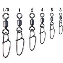 Emerillons VMC N°14 Réf: 3532BK Baril à Agrafe Italienne Noire Par 10