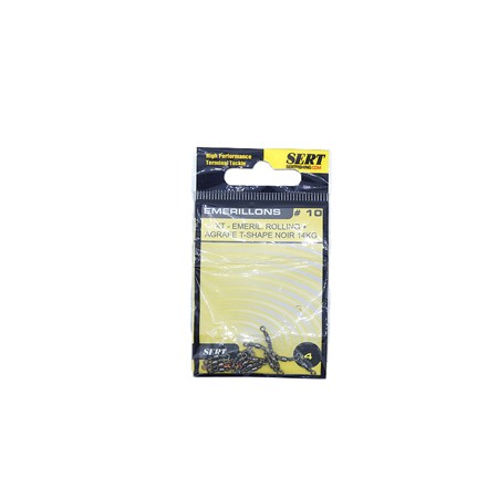 Emerillon Srt X-Trend Rolling Agrafe T-Shape Noir -      N°10 - Par 4