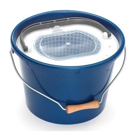 Emmer Voor Levend Aas Plastilys Rond Blauw + Viviermand