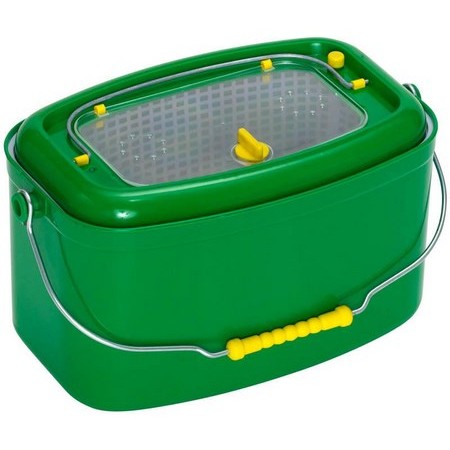 Emmer Voor Levende Aasvissen Plastilys 7L Deluxe + Leefnetmand