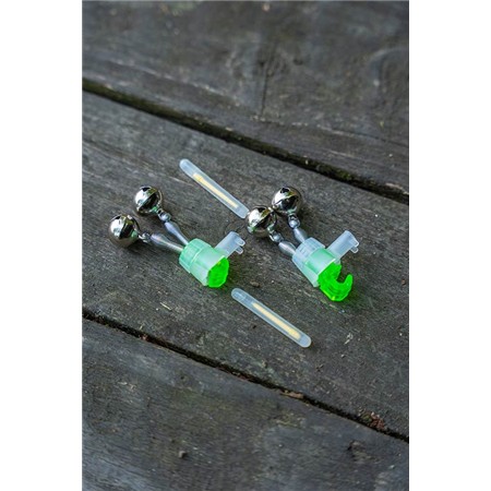 ΕΝΔΕΊΚΤΗΣ ΤΣΙΜΠΉΜΑΤΟΣ ZEBCO AFTER DARK SNAPLIGHT DOUBLE BELL 2 PACK