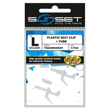 Engancha Isco Sunset Plastic Bait Clip + Tube St-S-2301