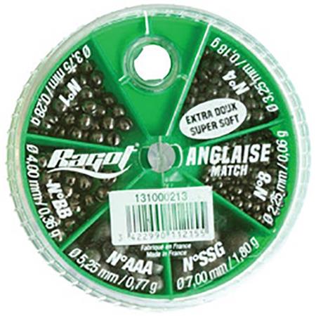 Engelsk Bly Ragot - Æske Med 6 Rum