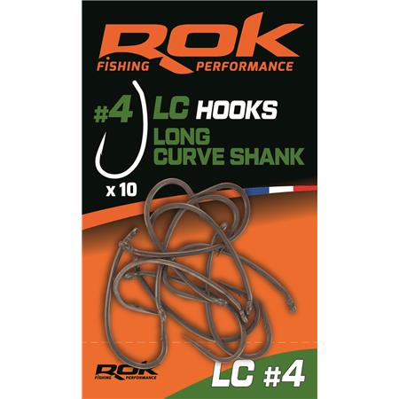 Enkele Haak Rok Fishing Lc Long Curve Shank