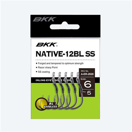 ENKELHAAK BKK NATIVE-12 BL SS