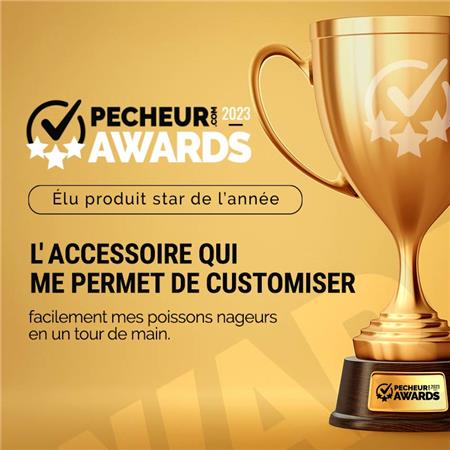 ENKELHAAK VMC 7237B LIGHT INLINE BARBLESS BLACK NICKEL - VERPAKKING