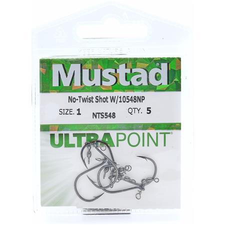 ENKELTKROG MUSTAD NO TWIST DROPSHOT RIG