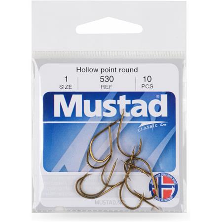 ENKELTKROG MUSTAD ROUND HOOKS