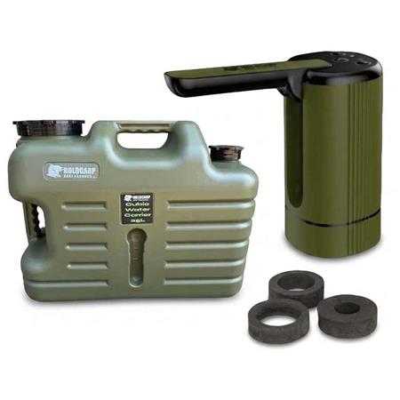 Ensemble Bidon + Robinet Holdcarp Smart Rechargeable Tap + Cubic Water Carrier 18L