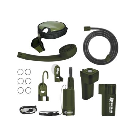 ENSEMBLE DOUCHE + BIDON HOLDCARP RECHARGEABLE CAMPING SHOWER 18L