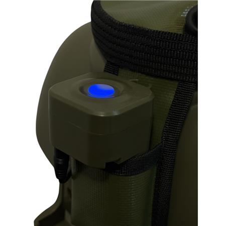 ENSEMBLE DOUCHE + BIDON + PANNEAU SOLAIRE HOLDCARP RECHARGEABLE CAMPING SHOWER 11L +  10W SOLAR