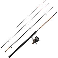 Combo Pêche Mitchell Tanager2 Feeder - Canne 3.30m - Moulinet 3+1 Roulements - Rouge