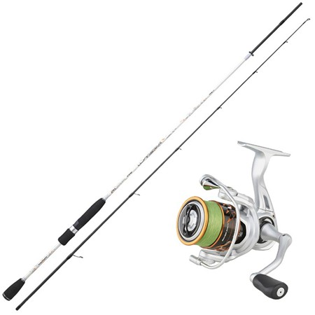 Ensemble Spinning Sakura Lumera Spinning - Lums + Moulinet Spinning Sk-Sr + Tresse