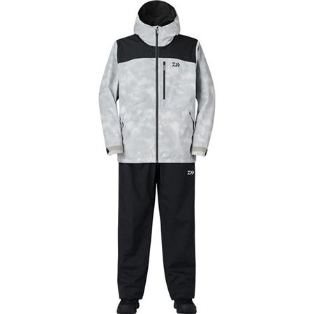 Ensemble Veste Et Pantalon Homme Daiwa Rainmax Dr-3625 - White Haze Camo